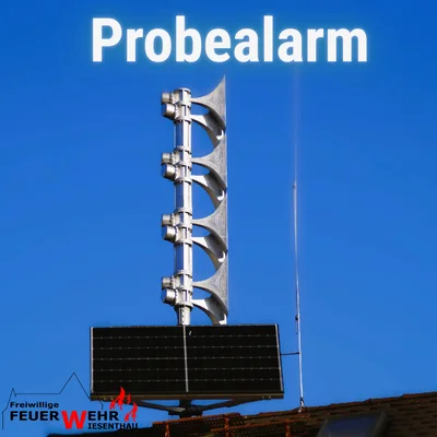 Probealarm der Feuerwehrsirenen im Lkr. Forchheim